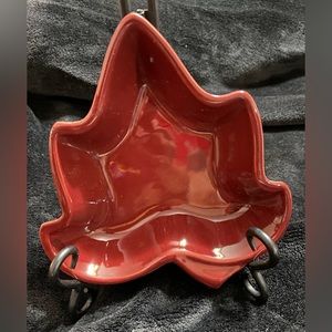 Ceramic Maple Leaf Dish